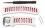 Garmin Replacement Watch Bands for Approach S3 - white/red 010-11822-01