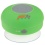Abco Tech Water Resistant Wireless Bluetooth Shower Speaker with Suction Cup and Hands-Free Speakerphone, Green