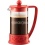 Bodum Brazil 3 Cup French Press Coffee Maker - 12 oz Glass Carafe (Red)