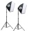 PBL STUDIO PHOTOGRAPHY VIDEO LIGHT KIT CONTINUOUS LIGHTING KIT VIDEO LIGHING EZ 24in x 24in SOFTBOX by PBL