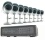 Svat Electronics Do-it-Yourself DVR Security System with 8 Indoor/Outdoor Night Vision CCD Cams