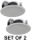 Yamaha Natural Sound Custom Easy-to-install In-Ceiling Flush Mount 2-Way 150 watts Speaker (Set of 4) with 8&quot; Kevlar Cone Woofers &amp; 1&quot; Swivel Titanium