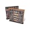 Prepac Oak Triple Width Wall Media (DVD,CD,Games) Storage Rack