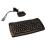 ADESSO ACK-573PB Black 88 Normal Keys IR Wireless Mini Wireless Mini Trackball keyboard