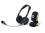 Chat Pack USB Webcam and Stereo Headset for VoIP Communication (Black/Green)