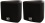 Dayton Audio SAT3B 3&quot; Cube Speaker Pair (Black)