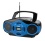 NAXA Electronics Portable MP3/CD Boombox and USB Player (Blue)