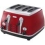 De&#039;Longhi Icona Red 4 Slice Toaster