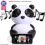 GOgroove Mama Panda Pal Portable High-Powered Stereo Speaker System compatible with Childrens Learning Tablets LeapFrog LeapPad / Nabi 7&quot; Kids Tablet