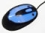 Sunbeam BlueFlame Ergonomic Illuminated MS-2021-BK Black 3 Buttons 1 x Wheel USB Optical Mouse