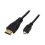 Premium Micro HDMI (Type D) to HDMI (Type A) High Speed - Full HD 1080p - Audio & Video Cable (v1.4) - 2m