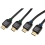 AmazonBasics - Cable HDMI de alta velocidad, compatible con Ethernet, 3D y retorno de v&iacute;deo (2 m, 2 unidades)