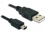 DeLock Cable USB 2.0-A &gt; USB mini-B 5pin 0,70m m/m (82396)