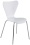 ITALMODERN Tendy Stacking Chair, White, Set of 4
