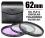 Zeikos ZE-FLK62 62mm Multi-Coated 3 Piece Filter Kit (UV-CPL-FLD)