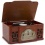 Electrohome EANOS502 - Turntable Real Wood Stereo System with Record Player, USB Recording, MP3, CD &amp; Radio
