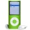 8GB Super Slim 1.8&quot; LCD 4th Gen MP3 MP4 Player FM Radio Video Music Player (Green)