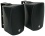 HQP VDSMB15BK 120W Weatherproof Outdoor Music Speakers - Pair