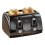 Sunbeam 3911 4-Slice Wide Slot Toaster, Black