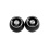 Gear Head Magic 8-Ball Speakers, USB 2.0, Black with Silver Accents (SP2000USLV)