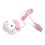 Mini Hello Kitty 3D Optical Wired USB Mice Mouse Scroll Wheel 1200dpi for PC Laptop Notebook Mac, Super Design, Cute Pink P064