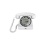 Brondi Hallo - Teléfono fijo digital (pantalla LCD, identificador de llamadas, reloj), blanco