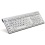 LogicKeyboard Large Print Computer USB Wired Keyboard Slim for Visually Impaired - Black Letters on White Keys For PC