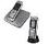 Verizon V100AM-1 DECT 6.0 Cordless Phone with Five Handset Capability (Silver)