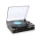 Auna MG-182TT USB-Plattenspieler mit MP3-Aufnahme zum digitalisieren ihrer Vinyl Aufnahmen (33/45 RPM, AUX-In, PC/MAC, integr. Lautsprecher, Software)