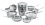 Cuisinart Chef's ClassicStainless Cookware 17 pc.Set (77-17)