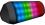 Sharper Image SBT5003BK Sound-Responsive Mini Wireless Bluetooth Speaker with LED Lights, Black