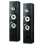 Sony Powerful 180 watts 4-Way Floor Standing Speakers (Pair) with Dual 6 &frac12;&quot; Mica Reinforced Woofers, 1&quot; Nano Fine Balanced Dome Tweeter and 3 &frac14;&quot; Enhan