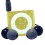 Waterfi 100% Waterproof iPod Shuffle Swim Kit with Dual Layer Waterproof/Shockproof Protection (Yellow)