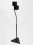 B-Tech - BT11 - Black StealthTM Home Cinema Speaker Floor Stands with Heavy Duty Die-Cast Base