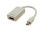 LogiLink CV0036A - Adaptador Mini DisplayPort a HDMI (apoyo Audio, VESA 1.1a)