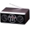 August MB110 Portable Mini MP3 Hi-Fi System with FM Radio Playing Music from SD/MMC card, USB Sticks and any Audio Player with Earphone out Jack