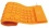 LogiLink ID0038 - Teclado flexible de silicona USB &amp; PS/2, naranja