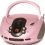 Xtreme CD509 Portable CD Boombox with AM/FM Radio - Pink