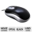 Kinamax MS-UOPT High Precision Ergonomic USB 3-Button 3D Optical Scroll Wheel Mouse