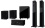 Tannoy HTS201 AV 5.1 Speaker Package Gloss Black