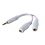 Belkin F8V234EAWHT-APL Headphone Splitter