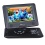 Koolertron 9&quot; Portable DVD Player With 180&deg; Rotating Swivel LCD Built in Rechargable Battery Game Player As Birthday Xmas Present For Kids And Parents