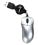 Targus Optical Super Mini Retractable Mouse - Mouse - wired - USB - platinum