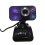 HD Pro Webcam Camera 12.0 Megapixel Web Cam Built-in Microphone & Seven Colors Breathing Lamp For Laptop PC Desktop Computer (Black)