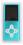 Aura DU080498 1.5&quot; 2GB Flash Memory MP3 Player -Blue