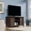 Sauder County Line TV Stand for TVs up to 47&quot;, Rum Walnut