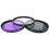 Zeikos ZE-FLK86 86mm Professional MULTI-COATED Glass Filter Kit UV Polarizer Flourescent