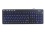 A4-Tech Blue LED-backlit Illuminated Multimedia Keyboard (English/USB/Black) with LED Power On/Off button and Multimedia One-touch hotkeys