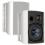 OSD Audio AP650 Outdoor High Definition Patio Speaker Pair (White)