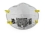 3M Particulate Respirator Mask - Polyester, Aluminum, Thermoplastic, Polypropylene, Foam - 20/ Box - White 8210